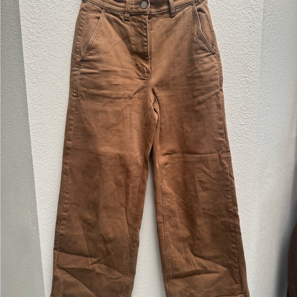 Everlane Women's Brown Wide-Leg Pants - Picture 3 of 10